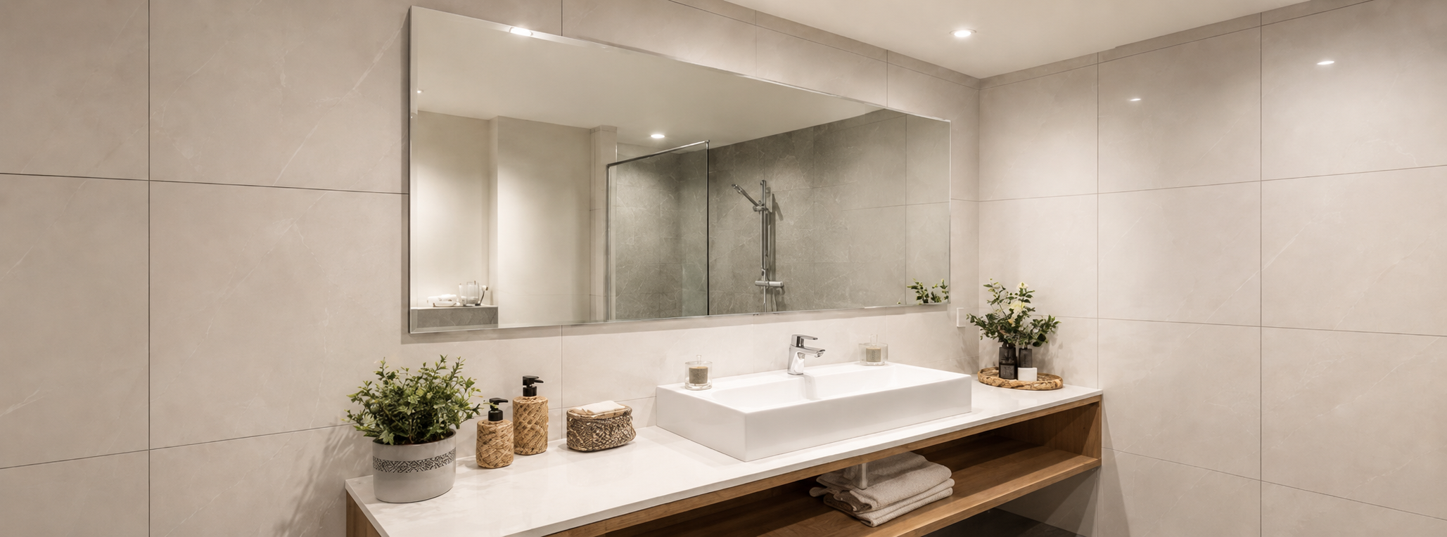 Frameless Mirror